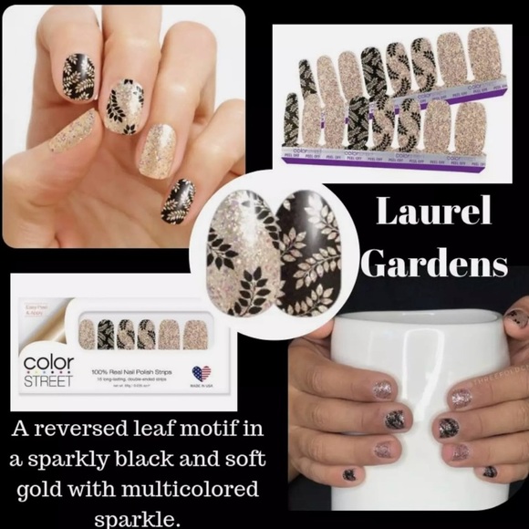 Color Street Other - 12. Color Street Nail Strips - Laurel Gardens